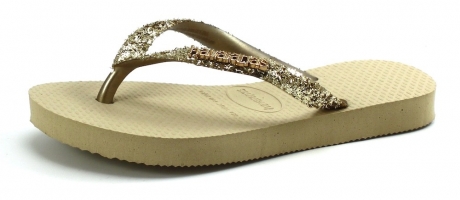 Havaianas Kids Slim Glitter 2 Beige / Khaki HAV62