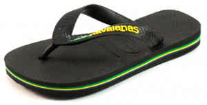 Havaianas slippers Kids Brasil logo Zwart HAV10