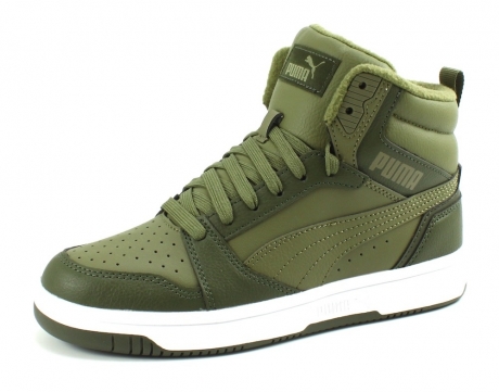 Puma Rebound V6 Mid Olive PUM14