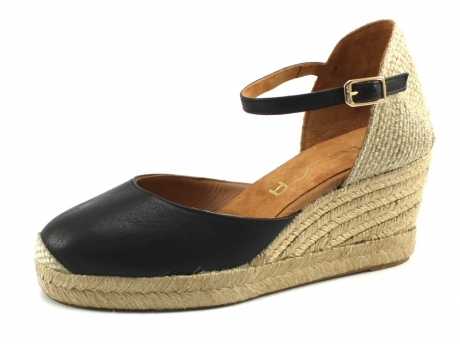 Unisa espadrilles Caceres Zwart UNI29