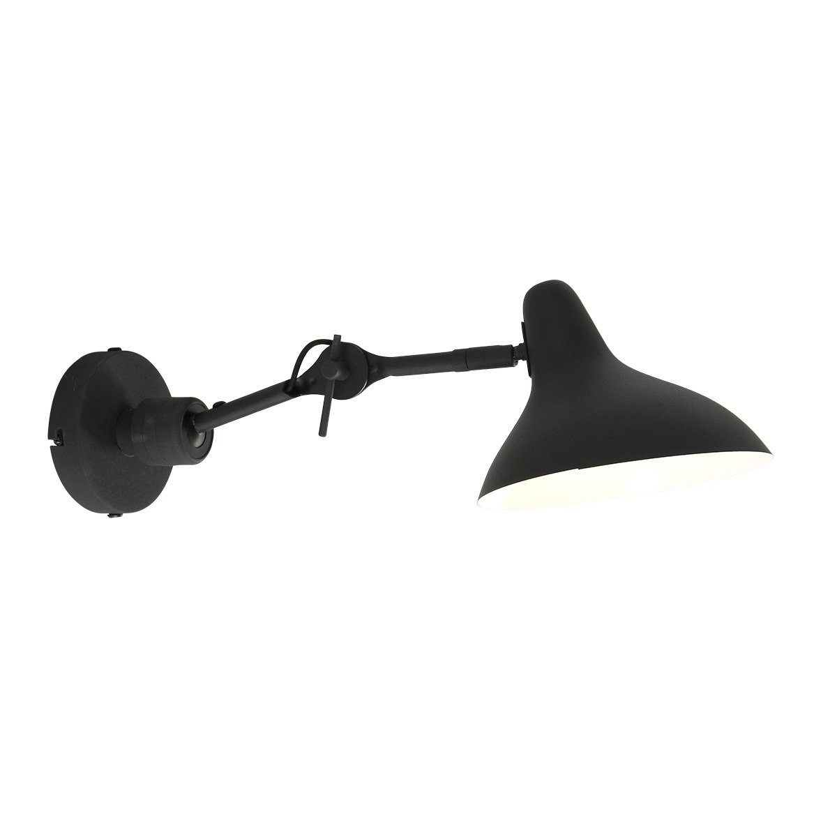 Anne Light & home Wandlamp anne kasket 2693zw zwart