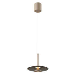 Artdelight Hanglamp Madison 1 lichts Ø 22 cm comfortlift champagne
