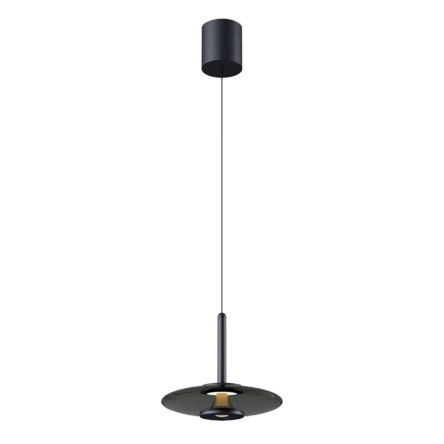 Artdelight Hanglamp Madison 1 lichts Ø 22 cm comfortlift zwart
