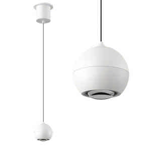 Artdelight Hanglamp Miami 1 lichts Ø 10 cm comfortlift wit