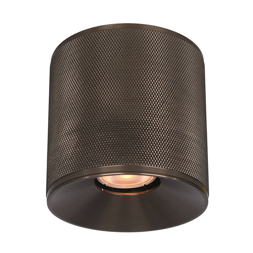 Artdelight Costa plafondlamp, 10cm, brons.