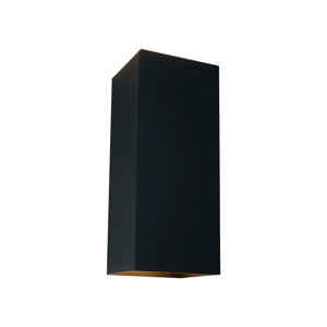 Artdelight Wandlamp Dante XL 2 lichts 24 x 10 cm zwart