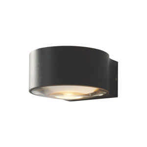 Artdelight Wandlamp Hudson Ø 11 cm antraciet