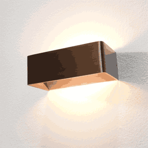 Artdelight Wandlamp Mainz 20 x 7 cm licht brons