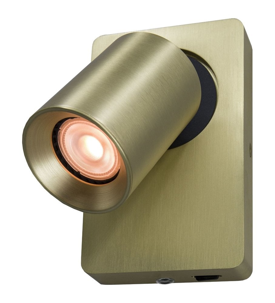 Artdelight Wandlamp Megano mat goud