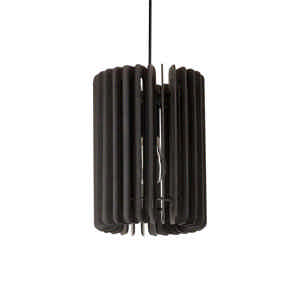 Design Hanglamp Edge 19.5 cm zwart.