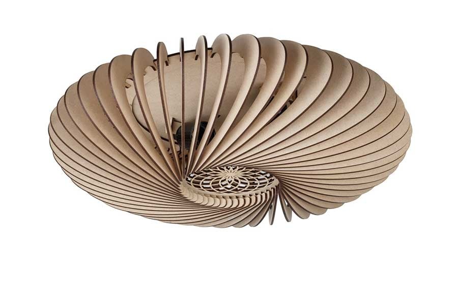 Blij Design Plafondlamp Swan Ø 48 cm naturel