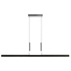 Herzblut Hanglamp Leonora Dim up-down 160 cm zwart hout