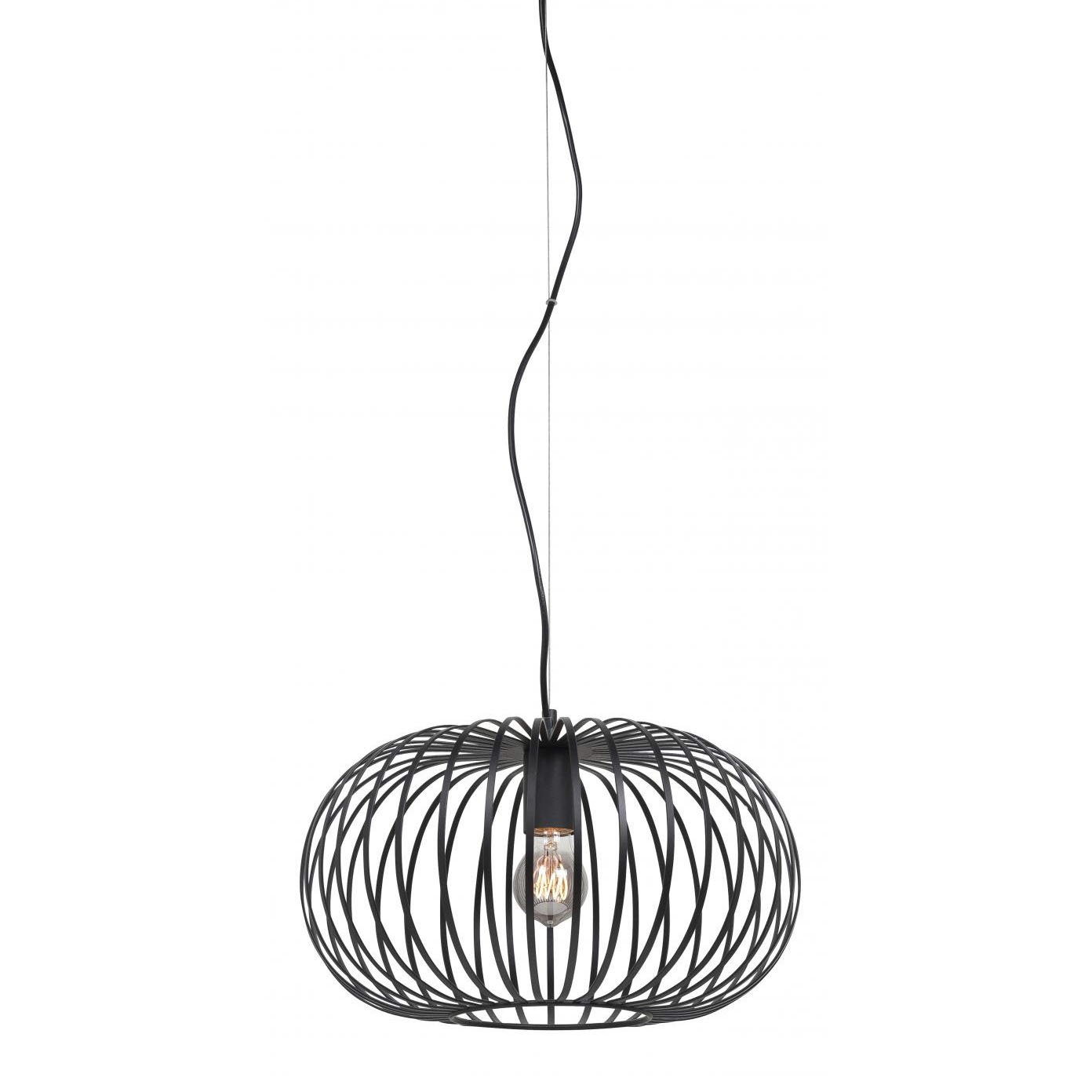 Hanglamp Bolato 40 cm zwart, opvallend en stijlvol.