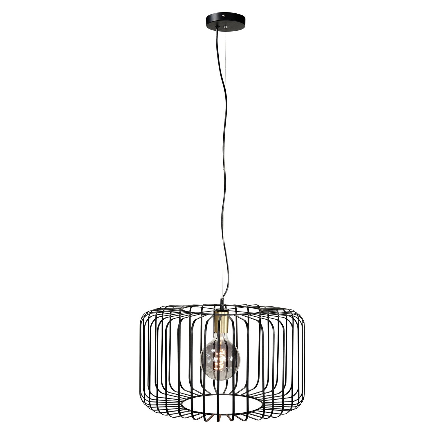 Hanglamp Lucca 50 cm zwart, een aanrader.