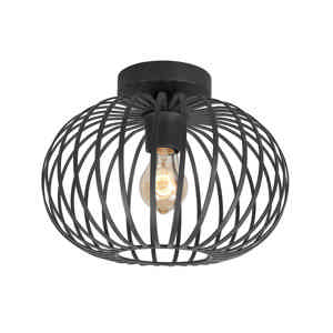 Plafondlamp Bolato 30 cm zwart.