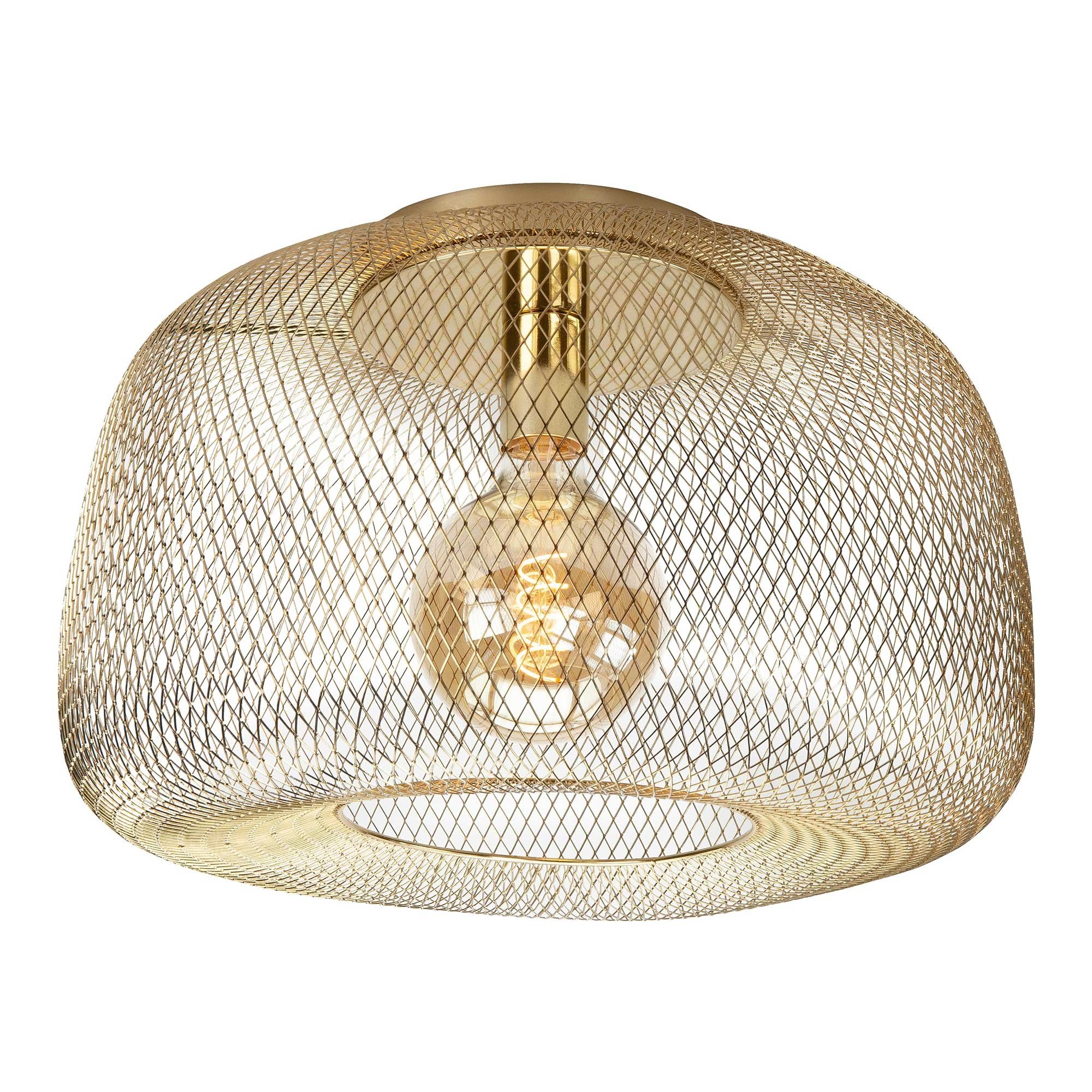 Honey plafondlamp, 48 cm goud.