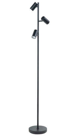 Highlight Vloerlamp Burgos 3 lichts H 160 cm zwart