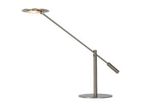 Lucide ANSELMO - Bureaulamp - LED Dimb. - 1x9W 3000K - Mat chroom