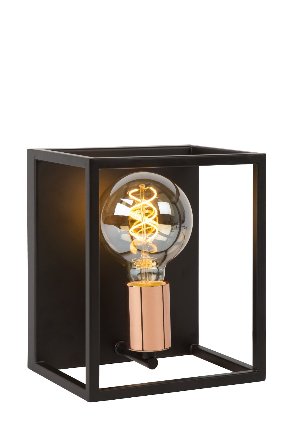 Lucide ARTHUR - Wandlamp - 1xE27 - Zwart