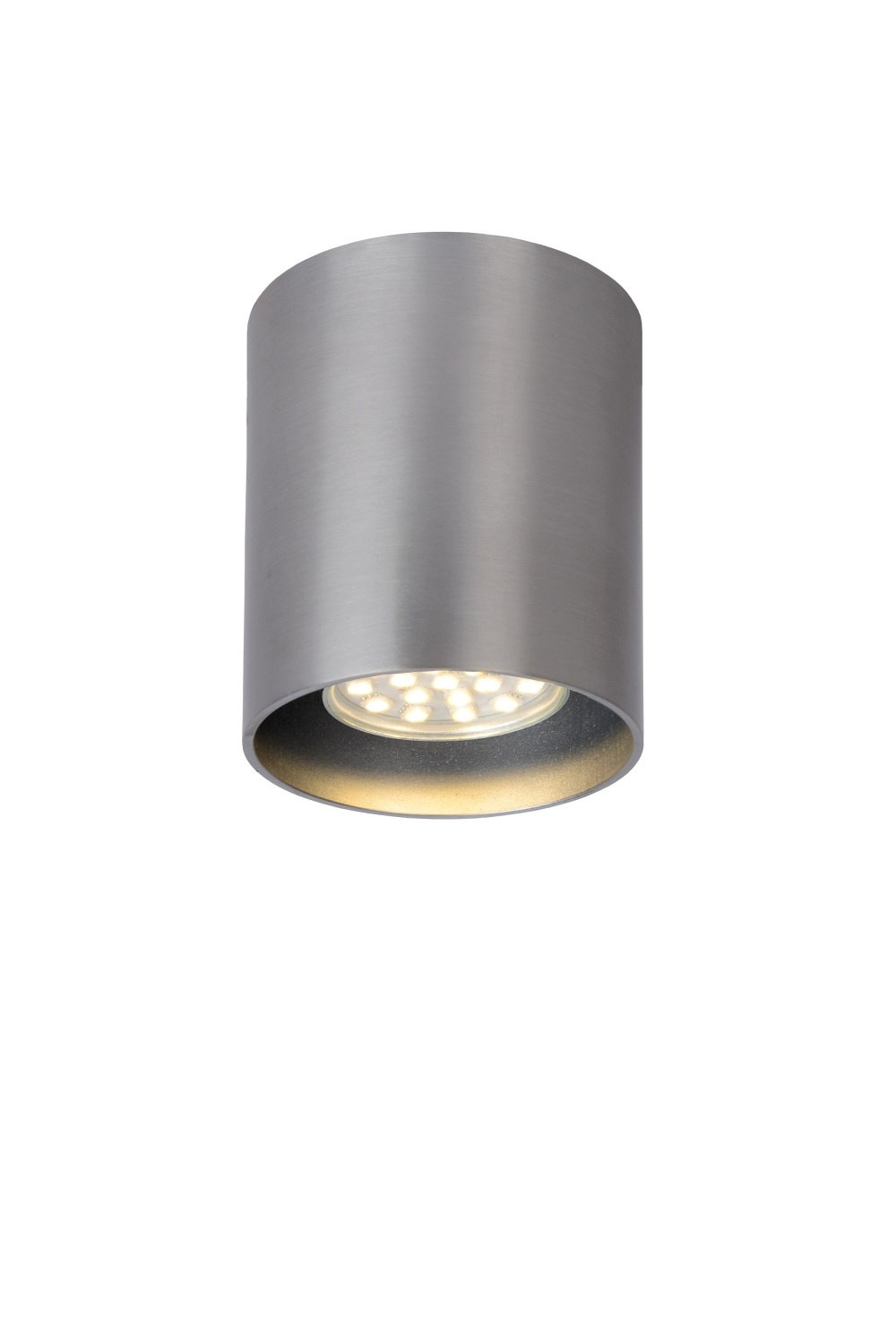 Lucide BODI Plafondlicht Rond GU10 excl. D8 H9.5cm Alu