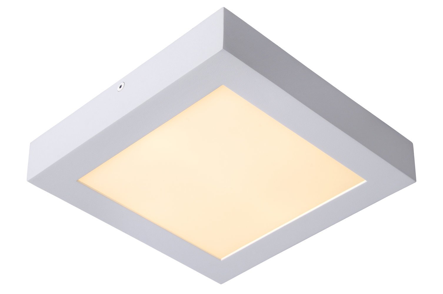 Lucide BRICE LED Plafonnière Badkamer LED Dimbaar. 1x22W 3000K IP44 Wit