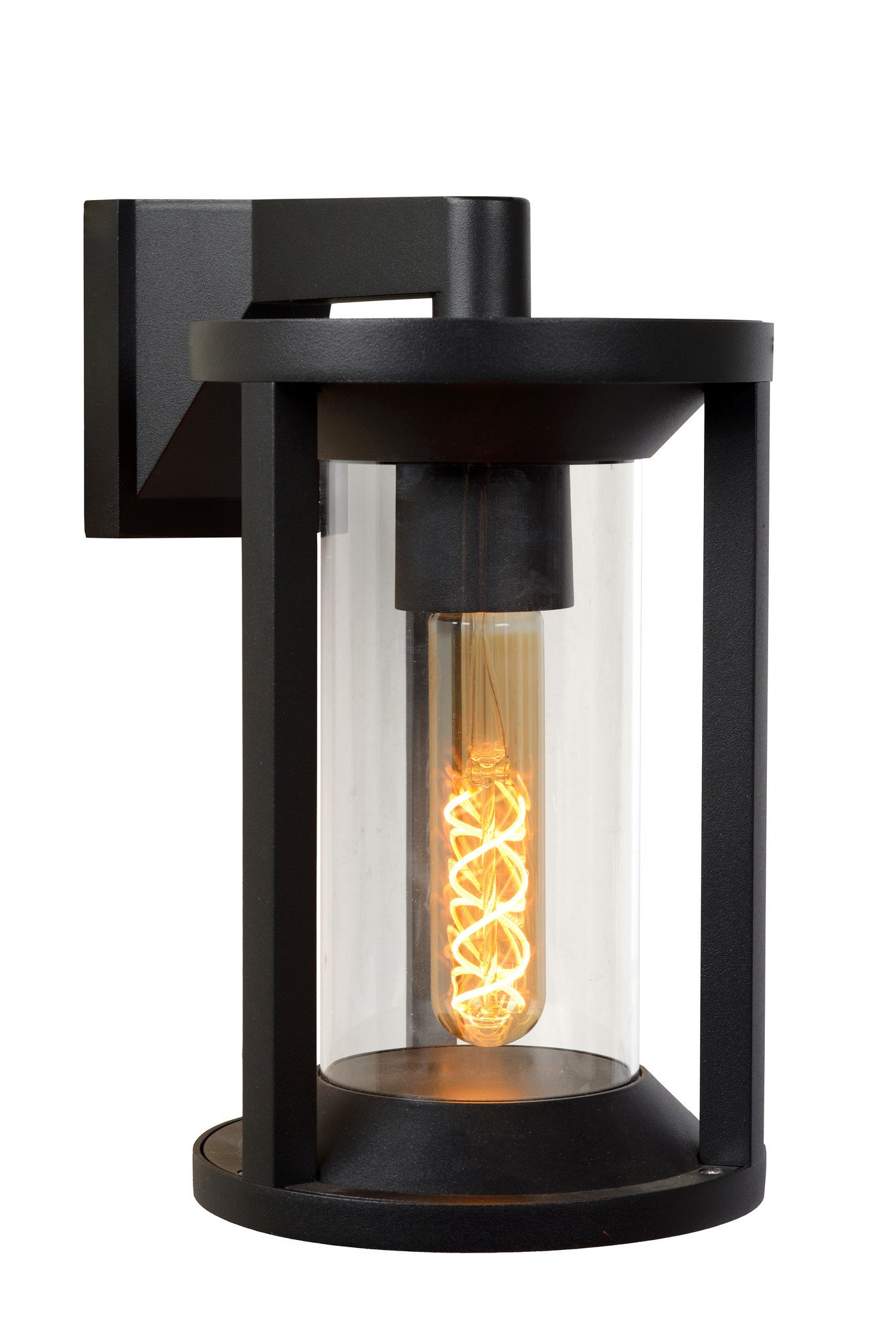 Lucide Wandlamp Zwart.