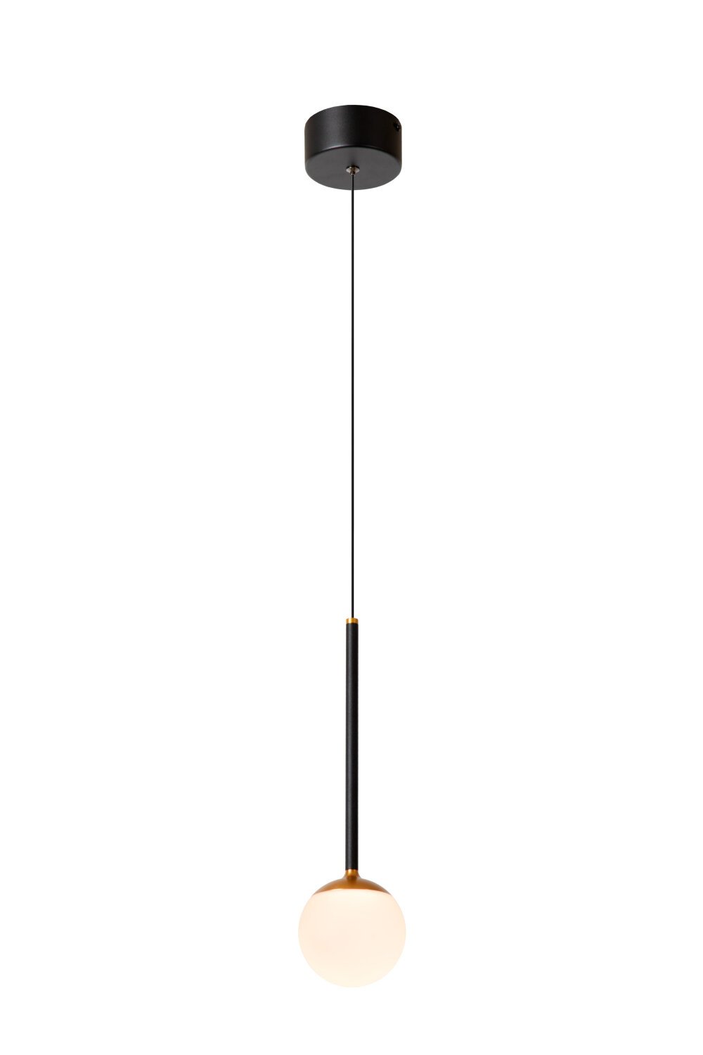 Lucide CALINA - Hanglamp - Ø 9,9 cm - LED Dimb. - 1x9W 2700K - Zwart