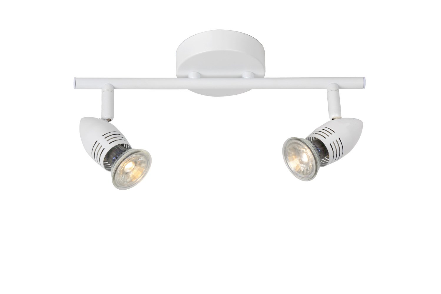 Lucide CARO-LED - Plafondspot - LED - GU10 - 2x5W 2700K - Wit