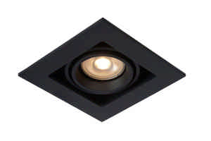 Lucide CHIMNEY - Inbouwspot - 1xGU10 - Zwart