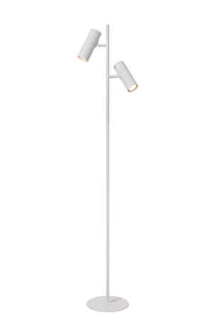 Lucide CLUBS - Vloerlamp - 2xGU10 - Wit