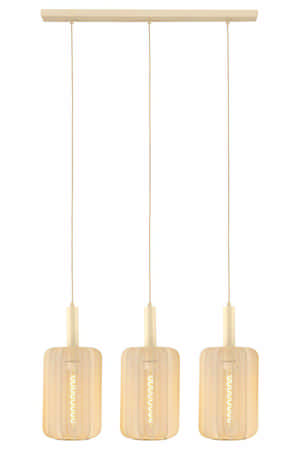 Lucide CORINA - Hanglamp - 3xE27 - Beige