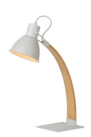 Lucide CURF - Bureaulamp - 1xE27 - Wit