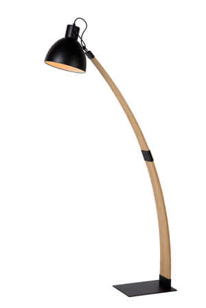 Lucide CURF - Leeslamp - 1xE27 - Zwart