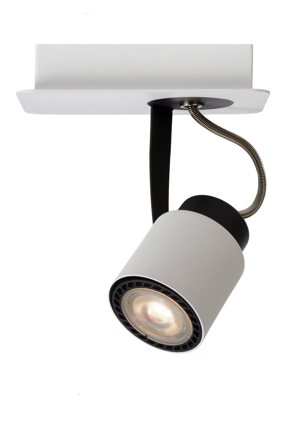 Lucide DICA LED Plafondspot-Wit-LED Dimb.-1xGU10-5W-3000K