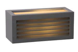 Lucide DIMO - Wandlamp Binnen/Buiten - 1xE27 - IP54 - Antraciet