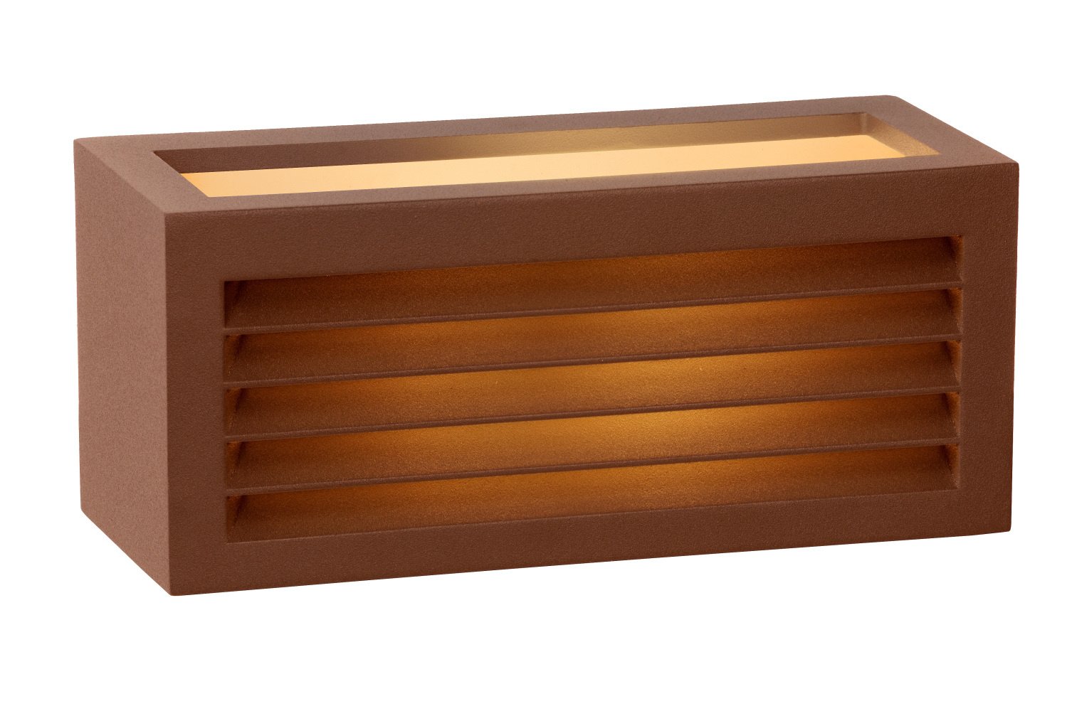 Lucide DIMO Wandlamp Binnen Buiten LED Dim to warm 1xE27 IP54 Roest bruin