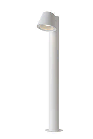 Lucide DINGO-LED - Sokkellamp - LED Dimb. - GU10 - 1x5W 3000K - IP44 - Wit