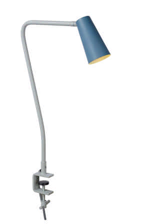 Lucide DRISS - Klemlamp Kinderkamer - 1xGU10 - Blauw