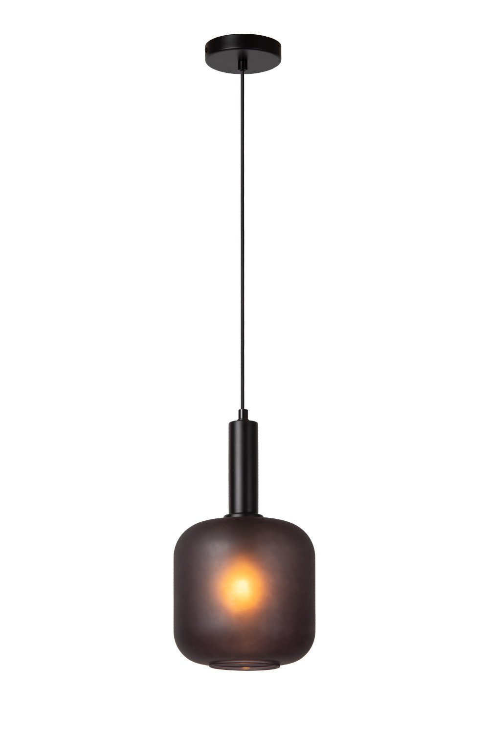 Lucide ELOISE - Hanglamp - Ø 21 cm - 1xE27 - Zwart