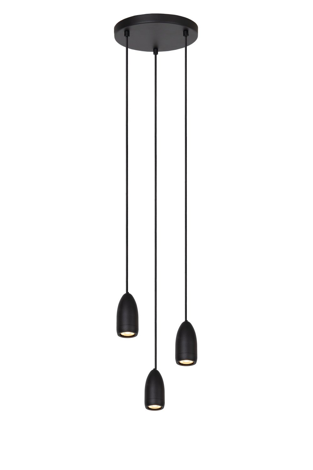 Lucide EVORA Hanglamp 25cm Zwart