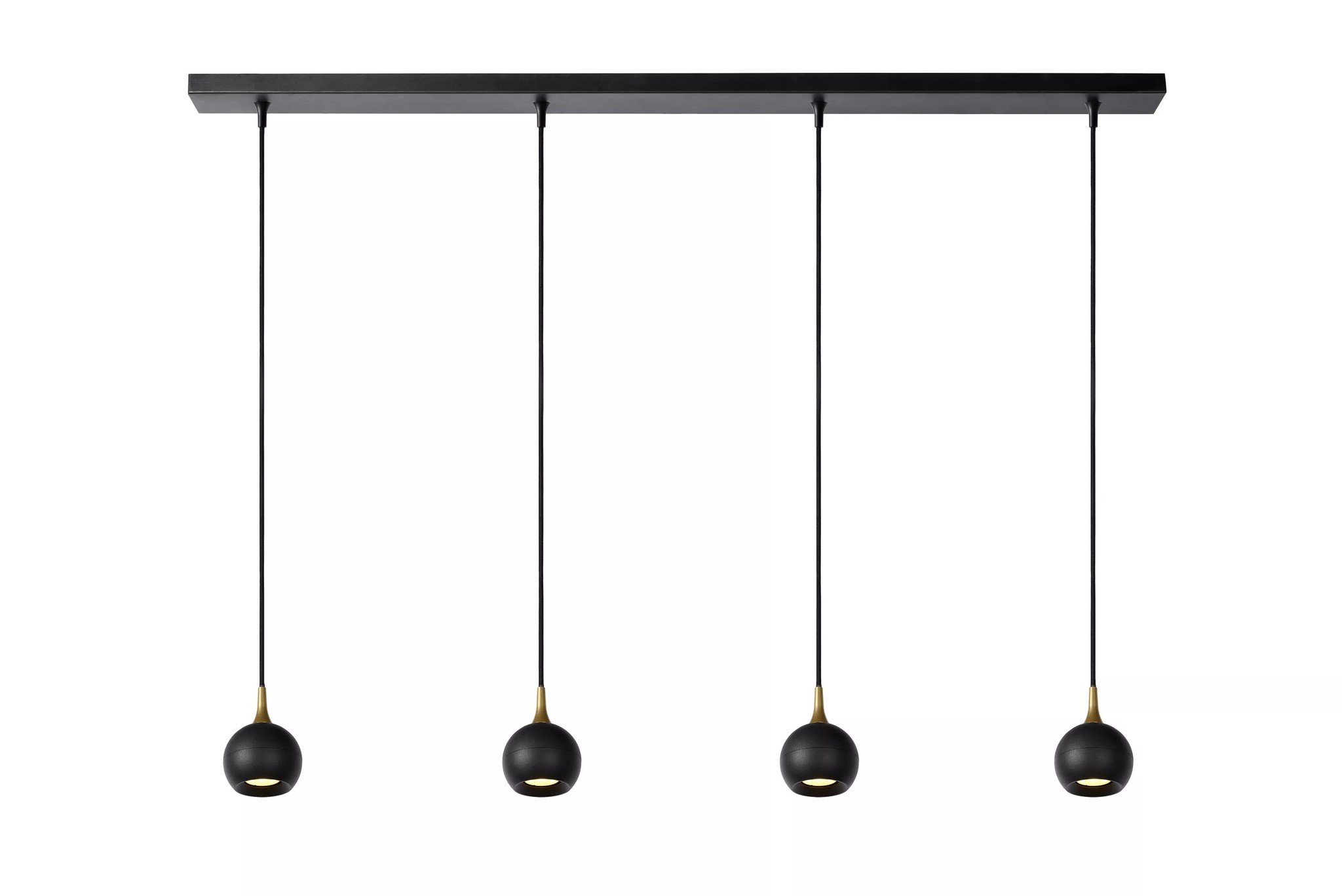 Lucide FAVORI - Hanglamp - 4xGU10 - Zwart