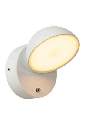 Lucide FINN Wandlamp LED Dim to warm 1x12W IP54 Wit