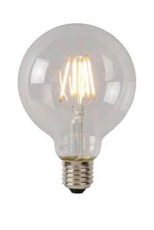 Lucide G80 Class B - Filament lamp - Ø 8 cm - LED Dimb. - E27 - 1x7W 2700K - Transparant