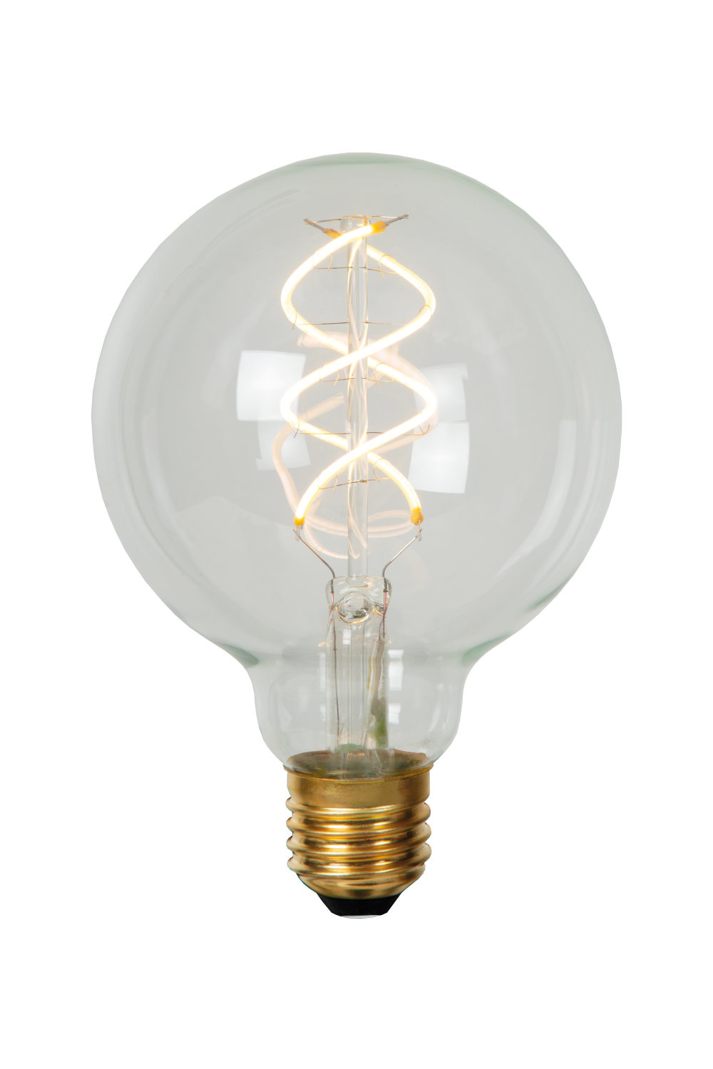 Lucide G95 - Filament lamp - Ø 9,5 cm - LED Dimb. - E27 - 1x4,9W 2700K - Transparant