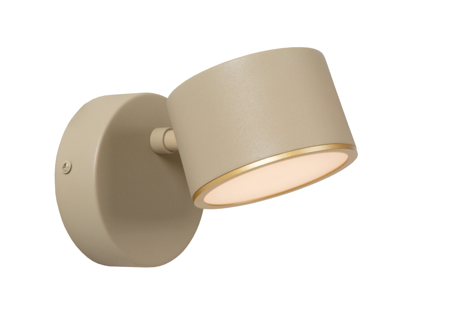 Lucide GIAN - Wandlamp - LED Dimb. - Taupe