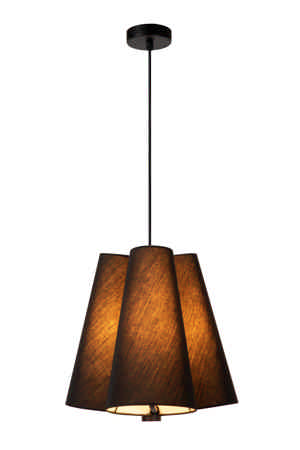 Lucide GREGORY - Hanglamp - Ø 34,3 cm - 3xE27 - Zwart