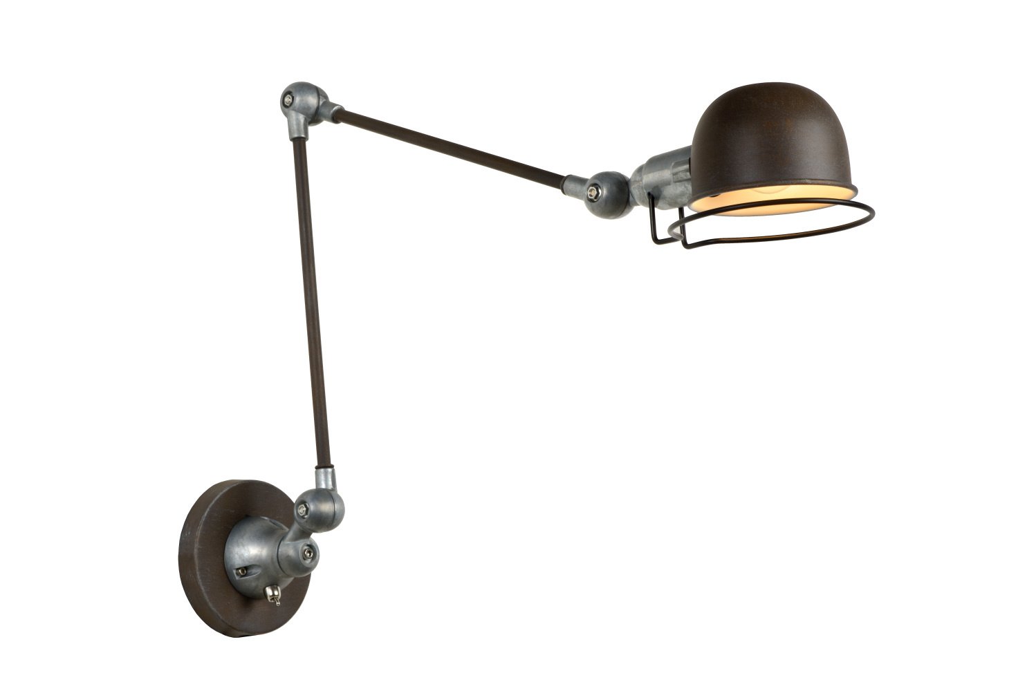 Lucide Wandlamp Roest bruin