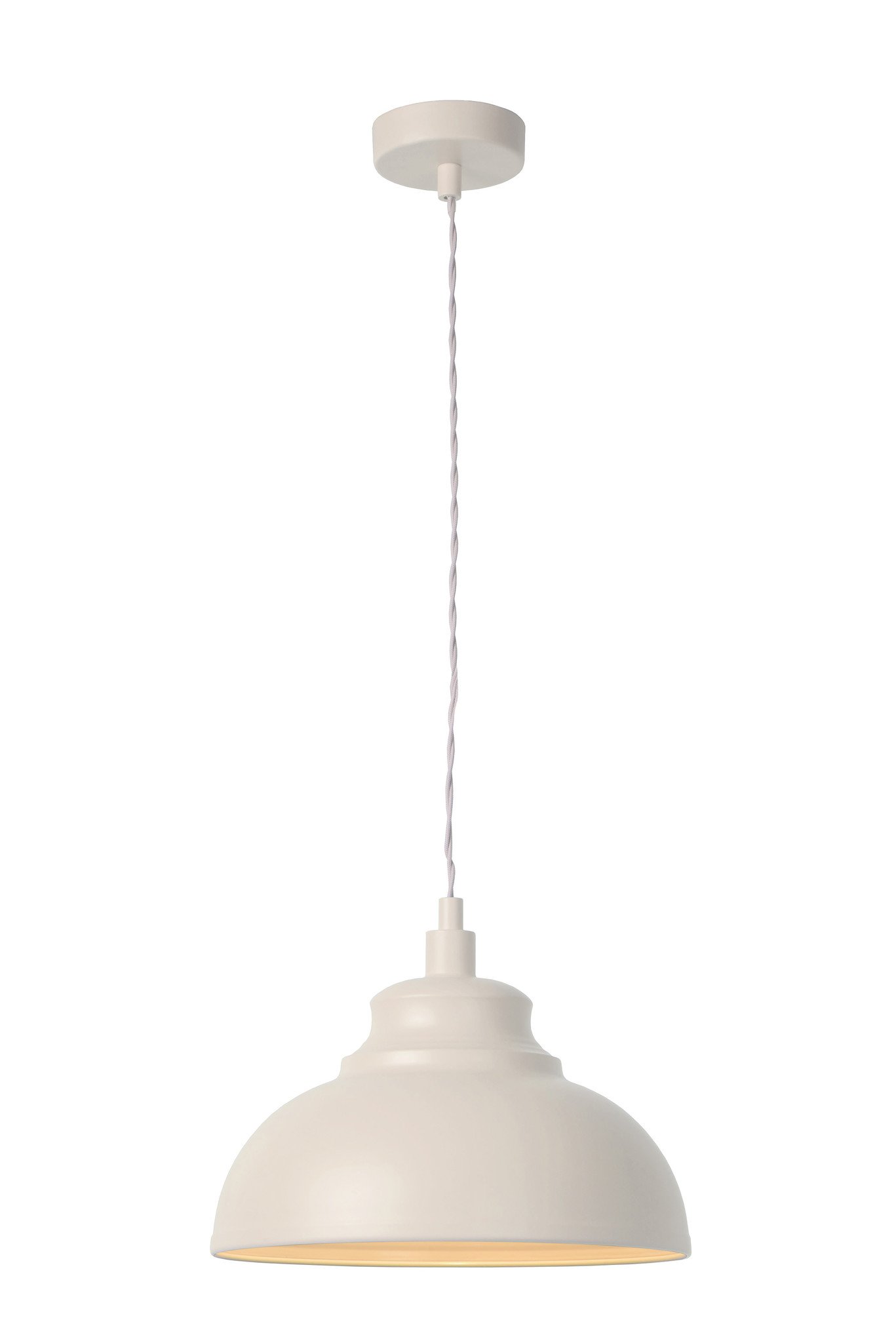 Lucide ISLA Hanglamp 29 cm LED Dim to warm 1xE14 Beige