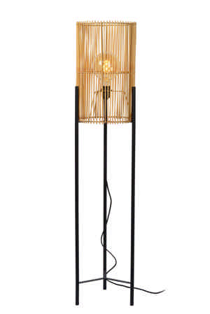 Lucide JANTINE - Vloerlamp - Ø 30 cm - 1xE27 - Naturel