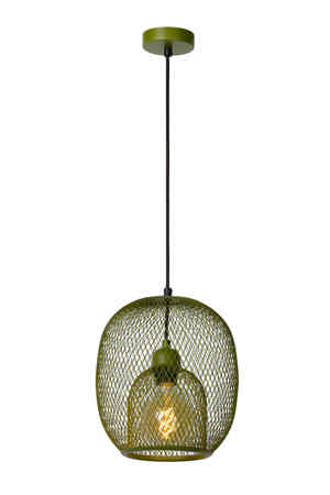 Lucide JERREL - Hanglamp - Ø 25 cm - 1xE27 - Groen